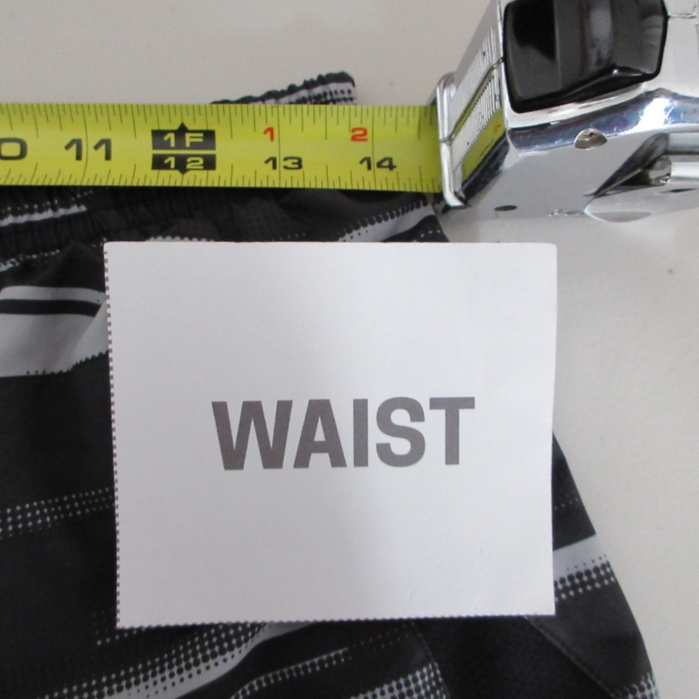 Nike Womens Running Shorts Black Grey Digital Print Mesh Athletic Size M - Picture 6 of 9